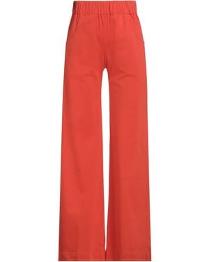 Sea Me Happy Pants Cotton, Viscose, Elastane - Red