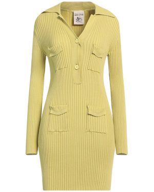 Semicouture Mini Dress Viscose, Elastane - Yellow