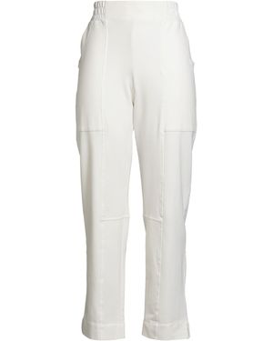 Alpha Studio Pants Cotton, Elastane - White