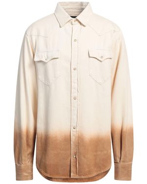 Alanui Ivory Denim Shirt Cotton - Natural