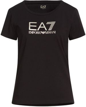 EA7 T-Shirt Cotton, Elastane - Black