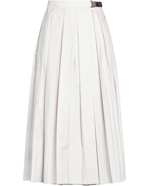 MAX&Co. Midi Skirt - White