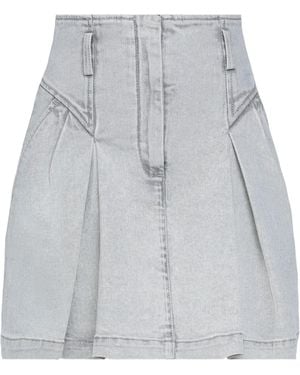 Alberta Ferretti Denim Skirt - Grey