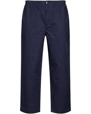 Moncler X Donald Glover Trousers Cotton, Lyocell, Elastane - Blue