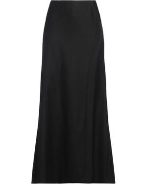 Alberta Ferretti Maxi Skirt Virgin Wool, Elastane - Black