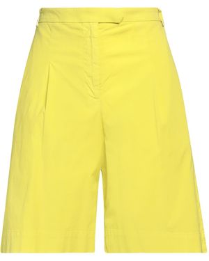 Maliparmi Shorts & Bermuda Shorts Cotton, Polyamide, Elastic Fibers - Yellow