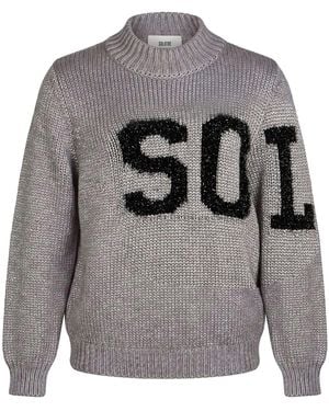SOLOTRE Sweater Polyamide, Wool, Alpaca Wool - Gray