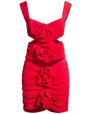 Babylon Mini Dress Polyester, Elastane - Red