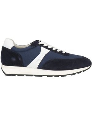 Cerruti 1881 Midnight Trainers Calfskin, Nylon - Blue