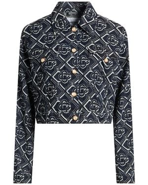 CASABLANCA Denim Outerwear Cotton, Elastane - Black