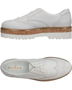 Hogan Lace-up Shoes - White