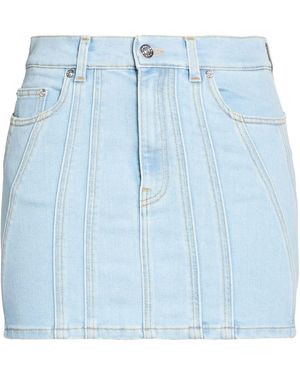 Mugler Denim Skirt Cotton, Elastane - Blue