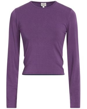 Armani Jeans T-Shirt Viscose, Elastane - Purple