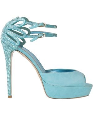 Le Silla Azure Sandals Leather - Blue