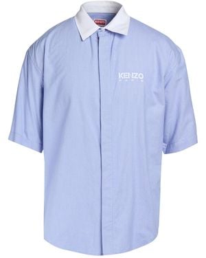 KENZO Shirt Cotton - Blue