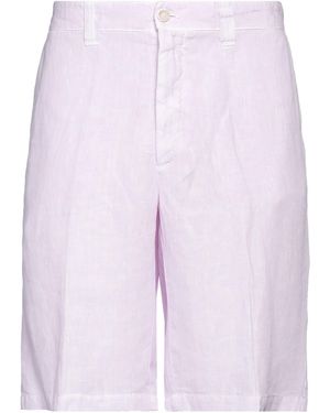 120% Lino Shorts & Bermuda Shorts - Purple