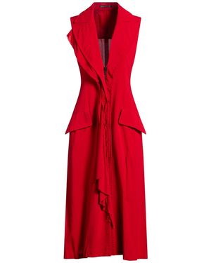 Yohji Yamamoto Midi Dress - Red