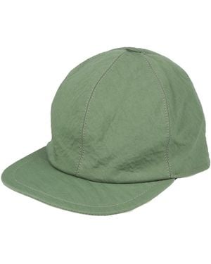Fabiana Filippi Military Hat Cotton, Metallic Fibre - Green