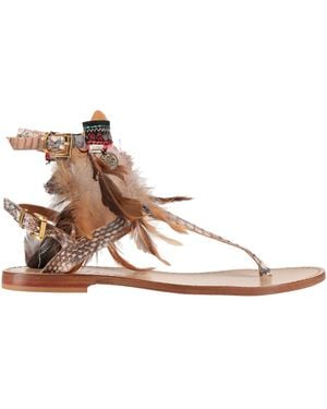 Doriamaria Thong Sandal - Brown