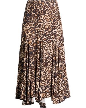 Dixie Sand Midi Skirt Viscose - White