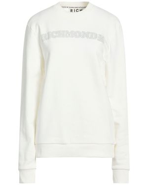 Richmond X Sweatshirt Cotton, Polyester - White