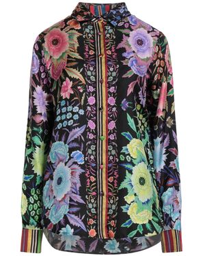 Pierre Louis Mascia Shirt Silk - Black