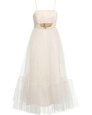 Tassos Mitropoulos Midi Dress Pes - White