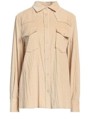 Lardini Shirt Cotton, Elastane - Natural
