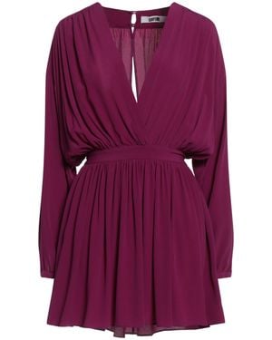 Grifoni Short Dress - Purple