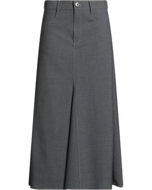 Brunello Cucinelli Midi-Rock - Grau