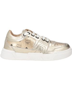 MCM Sneakers Leather, Synthetic Material - Natural