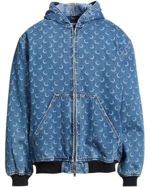 Marine Serre Denim Outerwear Cotton - Blue