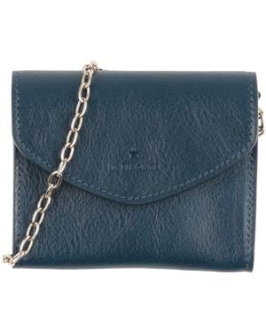 Il Bisonte Crossbody Wallet Leather - Blue