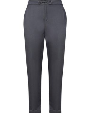 Fabiana Filippi Trousers Merino Wool, Elastane, Cotton, Ecobrass - Blue