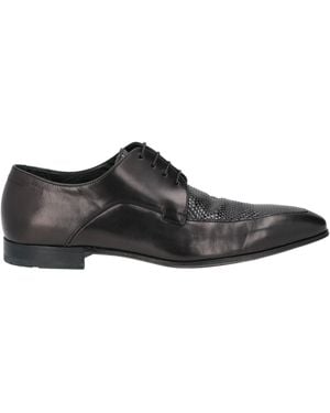 BOSS Lace-Up Shoes Leather - Gray