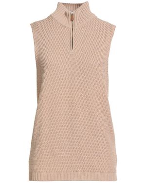 Grifoni Sand Turtleneck Cotton - Natural