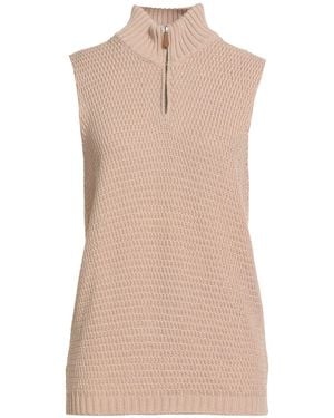 Grifoni Sand Turtleneck Cotton - Natural