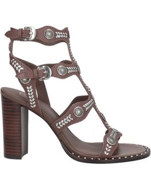 Ash Sandals Leather - Metallic