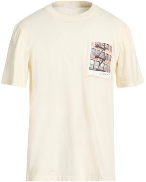 Helmut Lang Cream T-Shirt Cotton - White