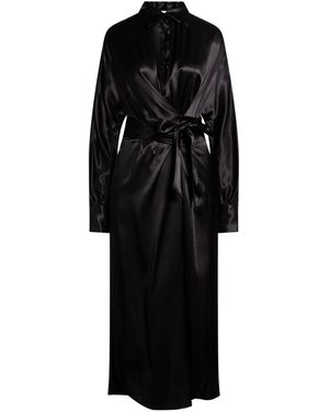 Manuel Ritz Maxi Dress Viscose - Black