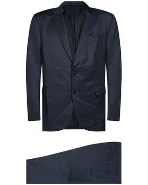 ZEGNA Suit Wool - Blue