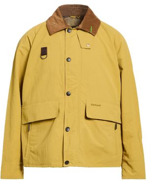 Barbour Marigold Jacket Polyamide, Cotton, Cow Leather - Yellow