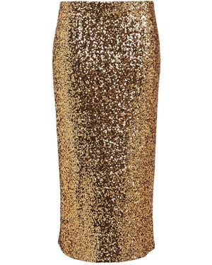 Ottod'Ame Midi Skirt Polyester - Natural