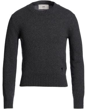 Ami Paris Sweater Cashmere, Wool - Black
