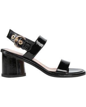 Agl Attilio Giusti Leombruni Sandals Leather - Black