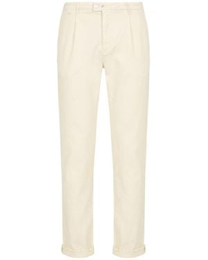 Tramarossa Ivory Trousers Cotton, Polyester, Elastane - Natural