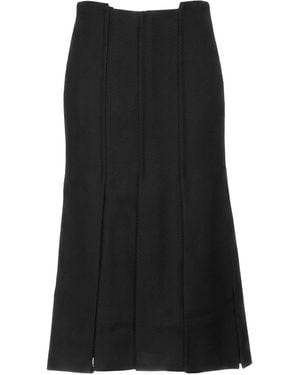 Proenza Schouler Midi Skirt Virgin Wool, Acrylic, Polyamide, Elastane - Black