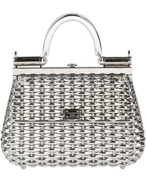 Dolce & Gabbana Clutch Metal - White