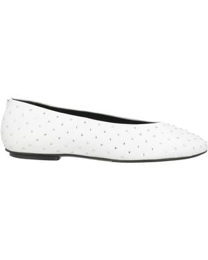Sergio Rossi Ballet Flats Leather - White