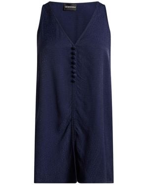 Emporio Armani Top Viscose - Blue